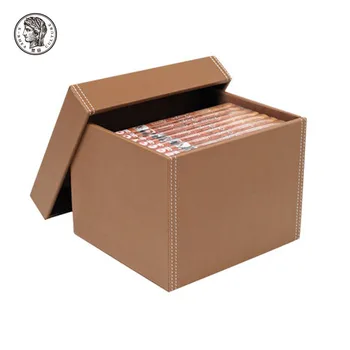 Faux Leather File Storage Box Faux Leather File Storage Box