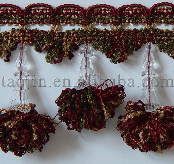 Curtain Tassel Fringe Lace Trim For Drapes Buy Fringe Lace Trim