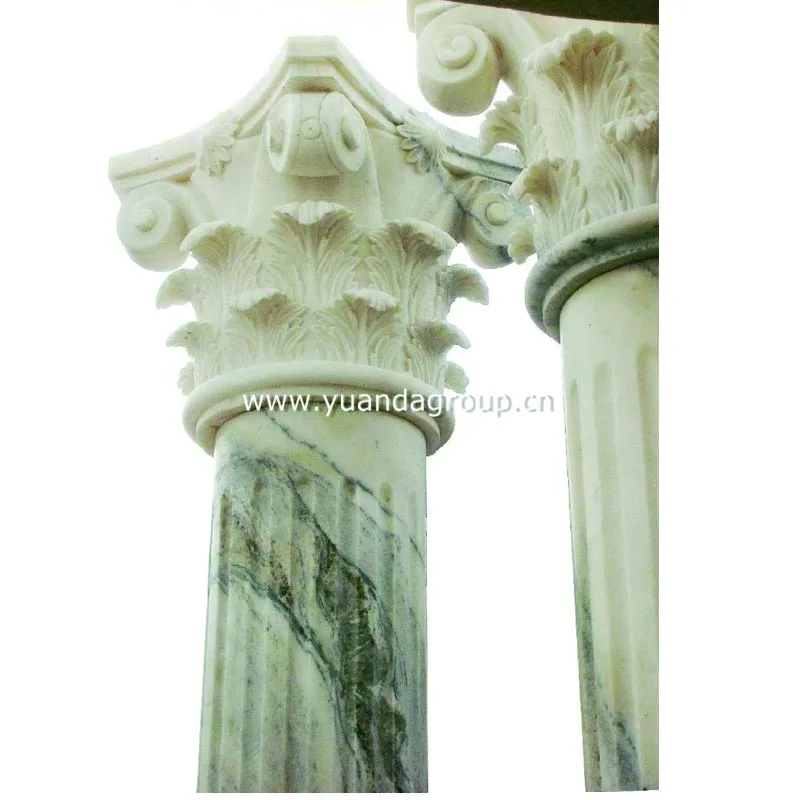 Personalizado casa decorativa pilares tapas diseños columnas de mármol para la venta