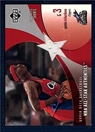 2002-03 Upper Deck All Star Authentics Shorts #QRAS Quentin Richardson NM-MT GU
