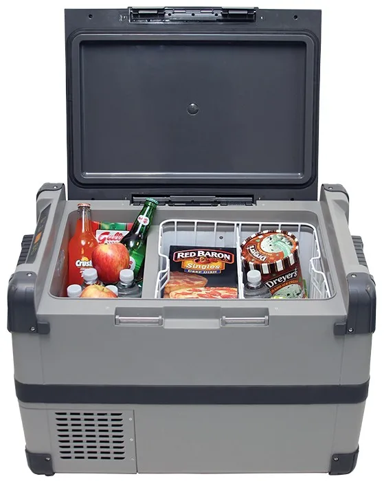 Evercool coche 12v CC refrigerador congelador compresor portátil 50L