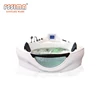 Acrylic whirlpool air and water massage jets small corner tub shower bath