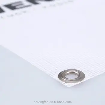 Inkjet Printing Mesh Banner Pvc Flex Banner Grommets And Eyelets