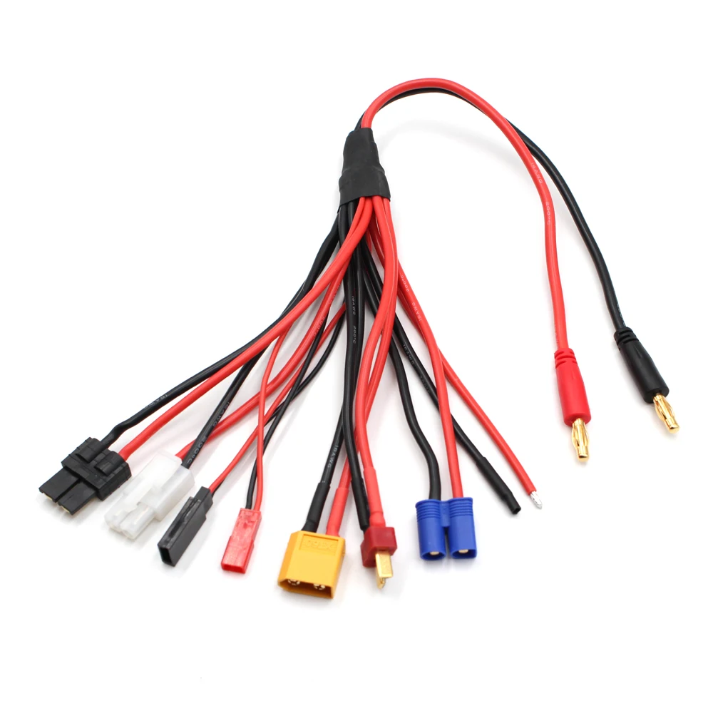 X-DREE T Type high Performance Connector Adapter for DIY Essential RC Model Li-Po Well Made Battery ESC Charger w Wires