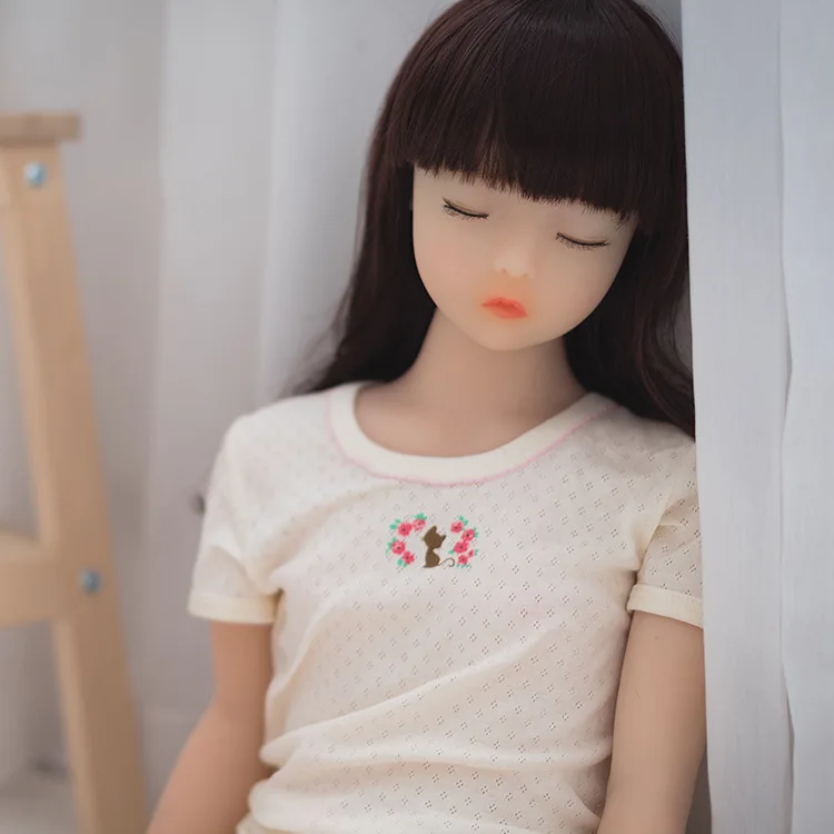 Pabrik Seksi Penjualan Sex Doll Mata Tertutup Jepang Nyata Sex Boneka Realistis Penuh Badan Silikon TPE Mainan Dewasa untuk Pria