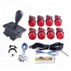American style arcade game controller joystick push buttons USB encoder to pc DIY arcade joystick kit for arcade game cabinet