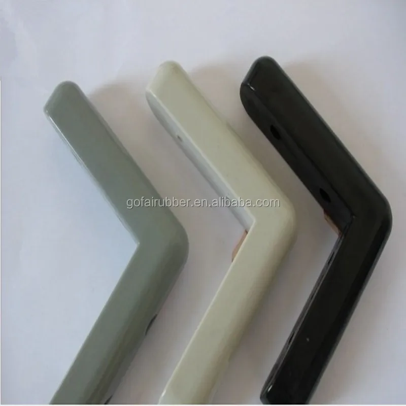 Brown 8" Rubber Equipment/cart Corner Bumper Square Bumper Rubber