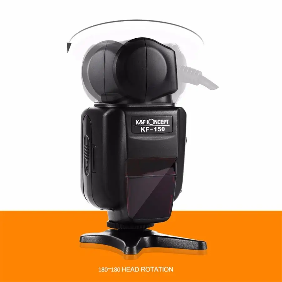 K&f Concept Kf150 Ttl Gn14 Highspeed Sync Two Flash Tubes Circle Ring Flash Light Speedlite