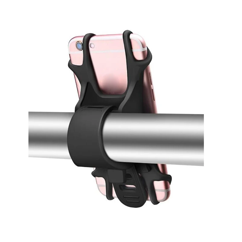 New Silicon Bike Phone Mount Bicycle Handlebar Stem Holder For Iphone 8