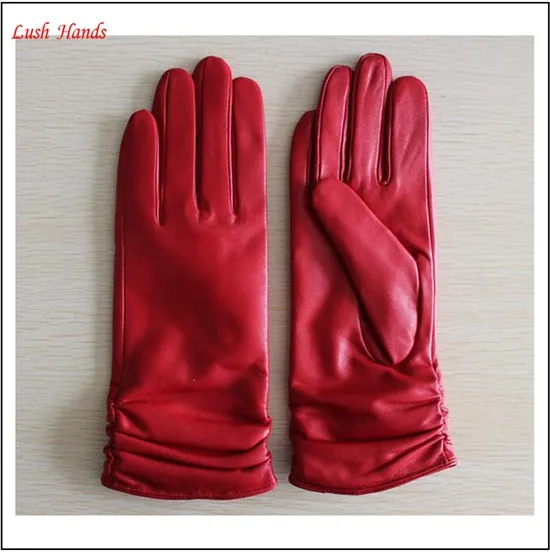 hot selling basic style genuine sheepskin leather glove