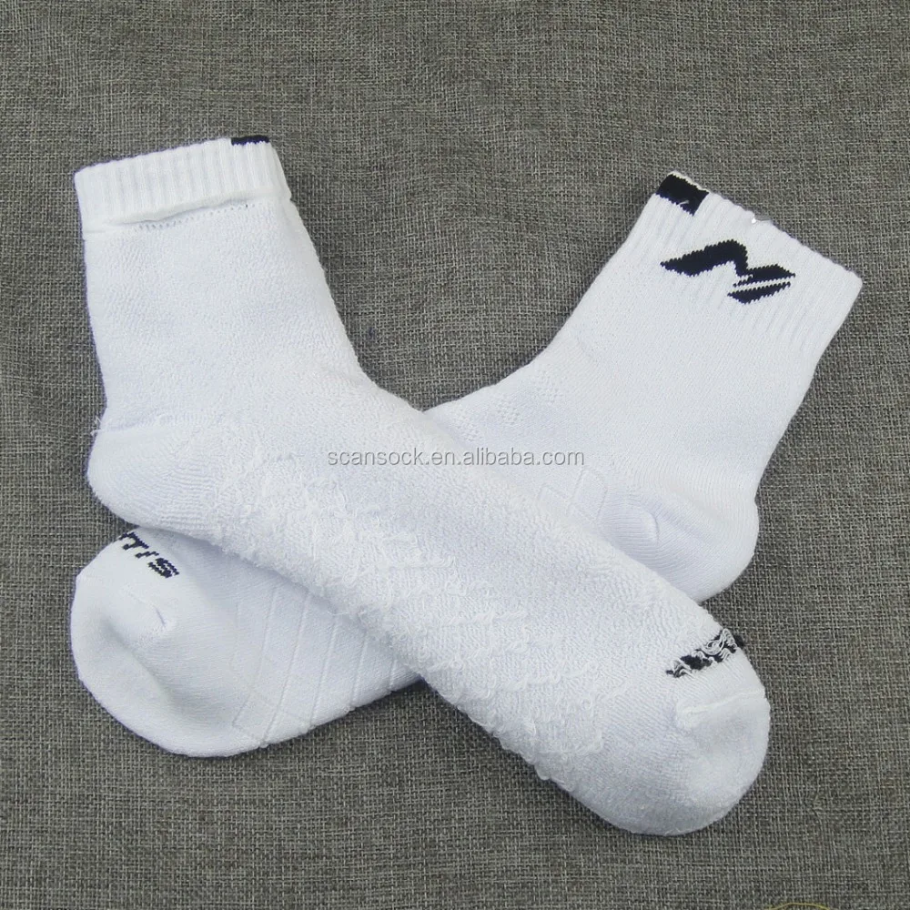 Custom Cotton Mens White Thick Terry Towelling Socks In Winter Buy