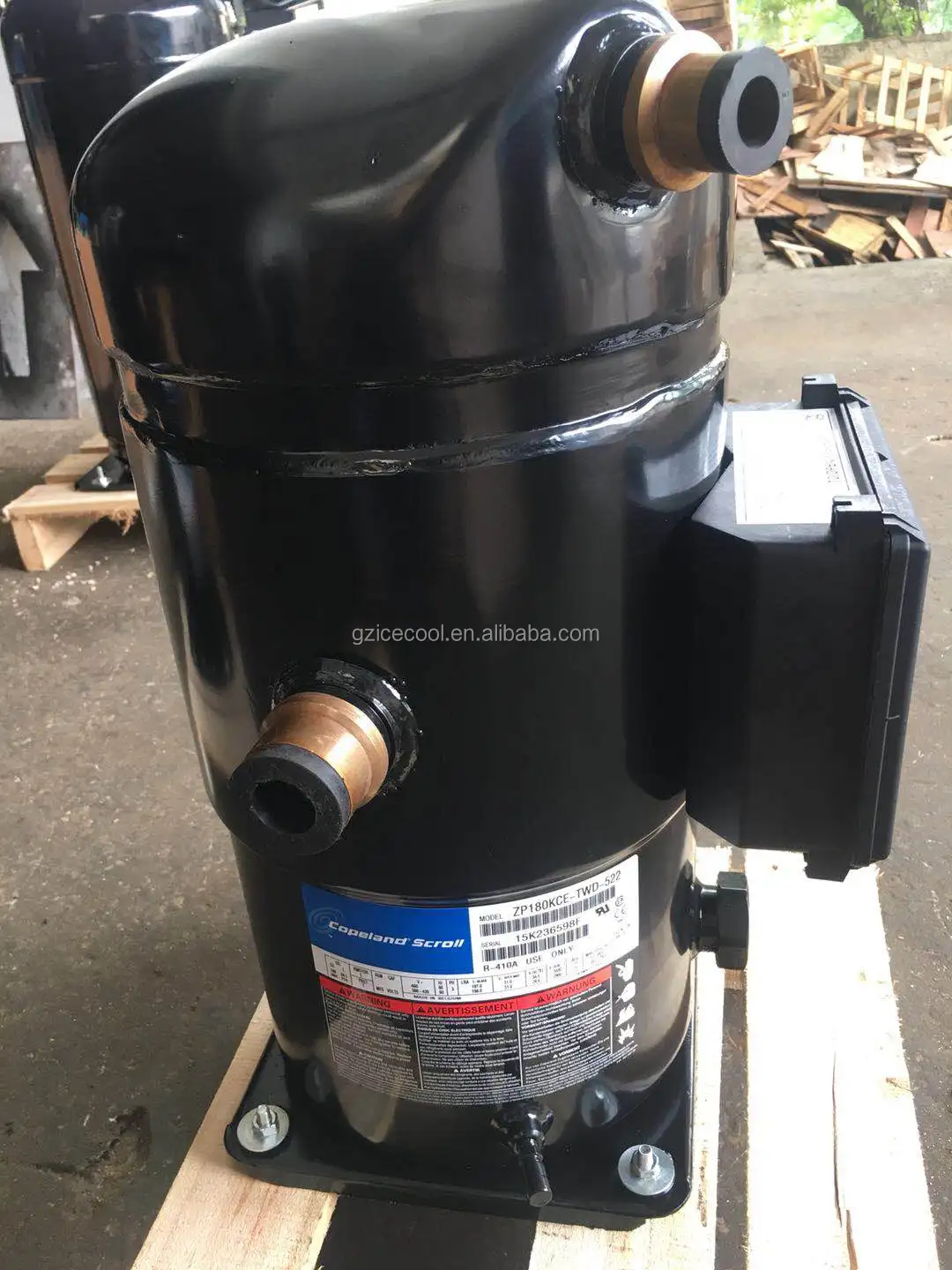 15hp zp copeland r410a scroll compressor zp180kce-twd-522