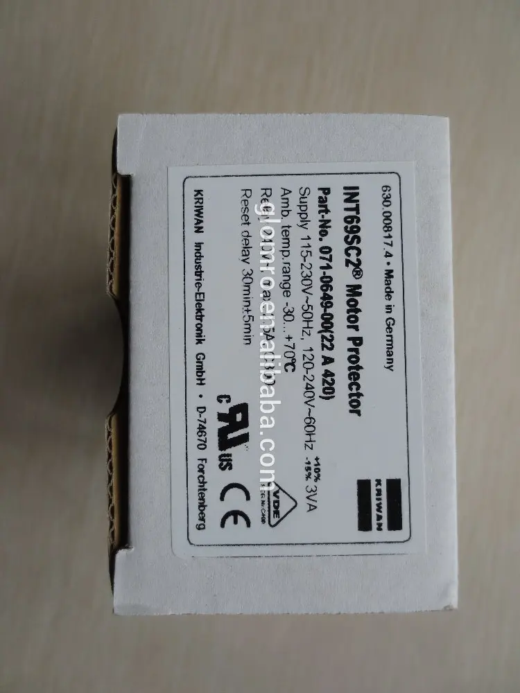 Int69sc2 Kriwan Motor Protector - Buy Motor Protector,Kriwan,Int69sc2