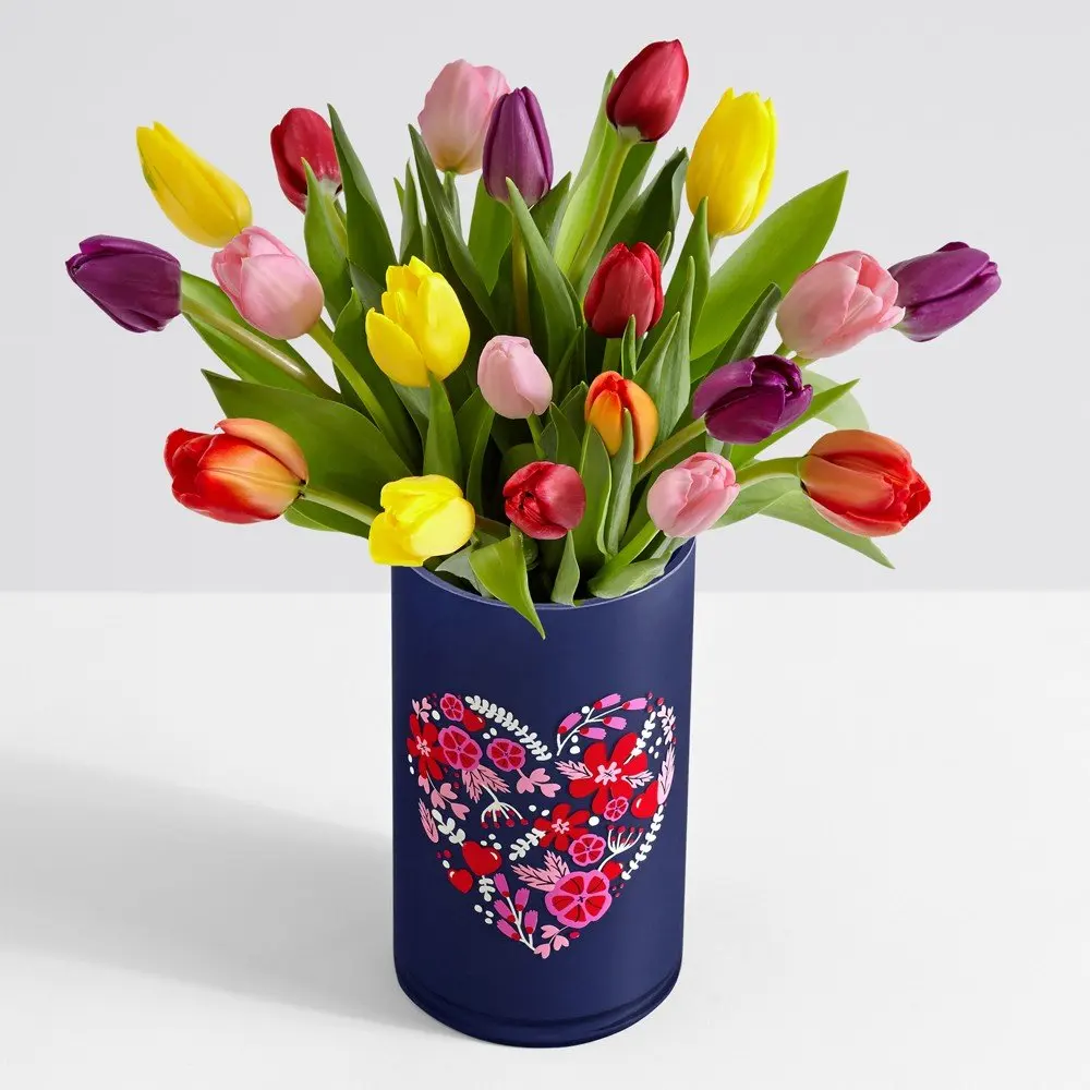 Buy 20 Multi Colored Tulips Flowers In Cheap Price On Alibaba Com