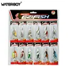 Peche Pesca Tackle 12pcs/Box All Sorts of Color 5cm Rotating Sequins Bait Spinner and Spoon wobbler Fishing Metal Lures Sets