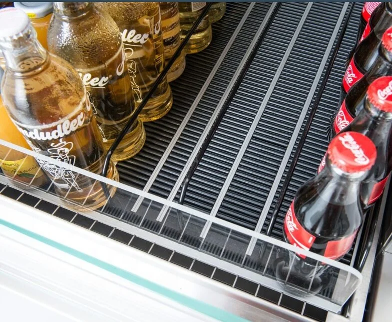 Auto Sliding Gravity Refrigerator Divider Display Shelf Buy