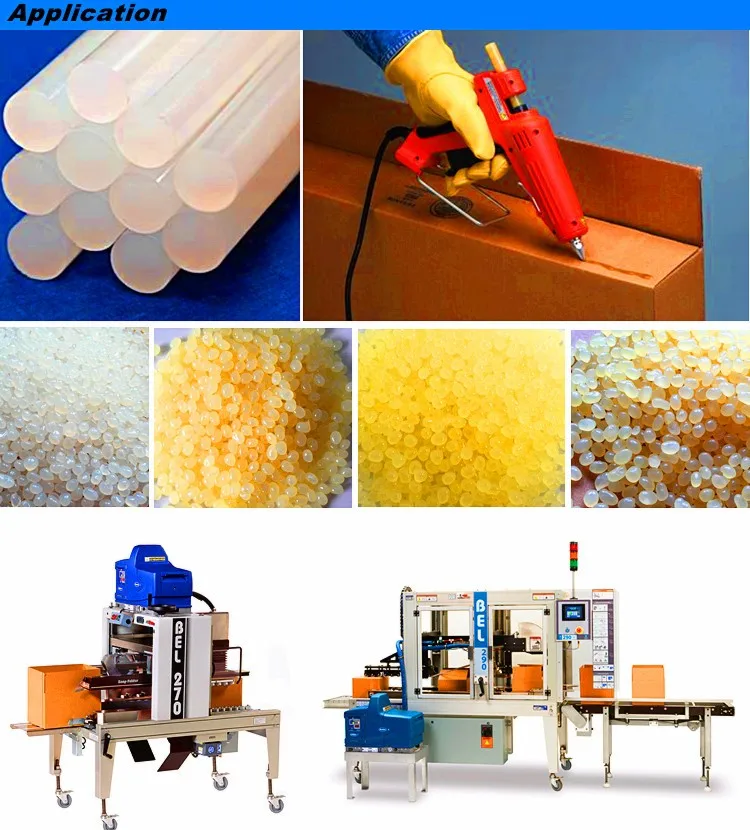 Eva Hot Melt Adhesive For Corrugated Case Carton Closing Bonding Glue