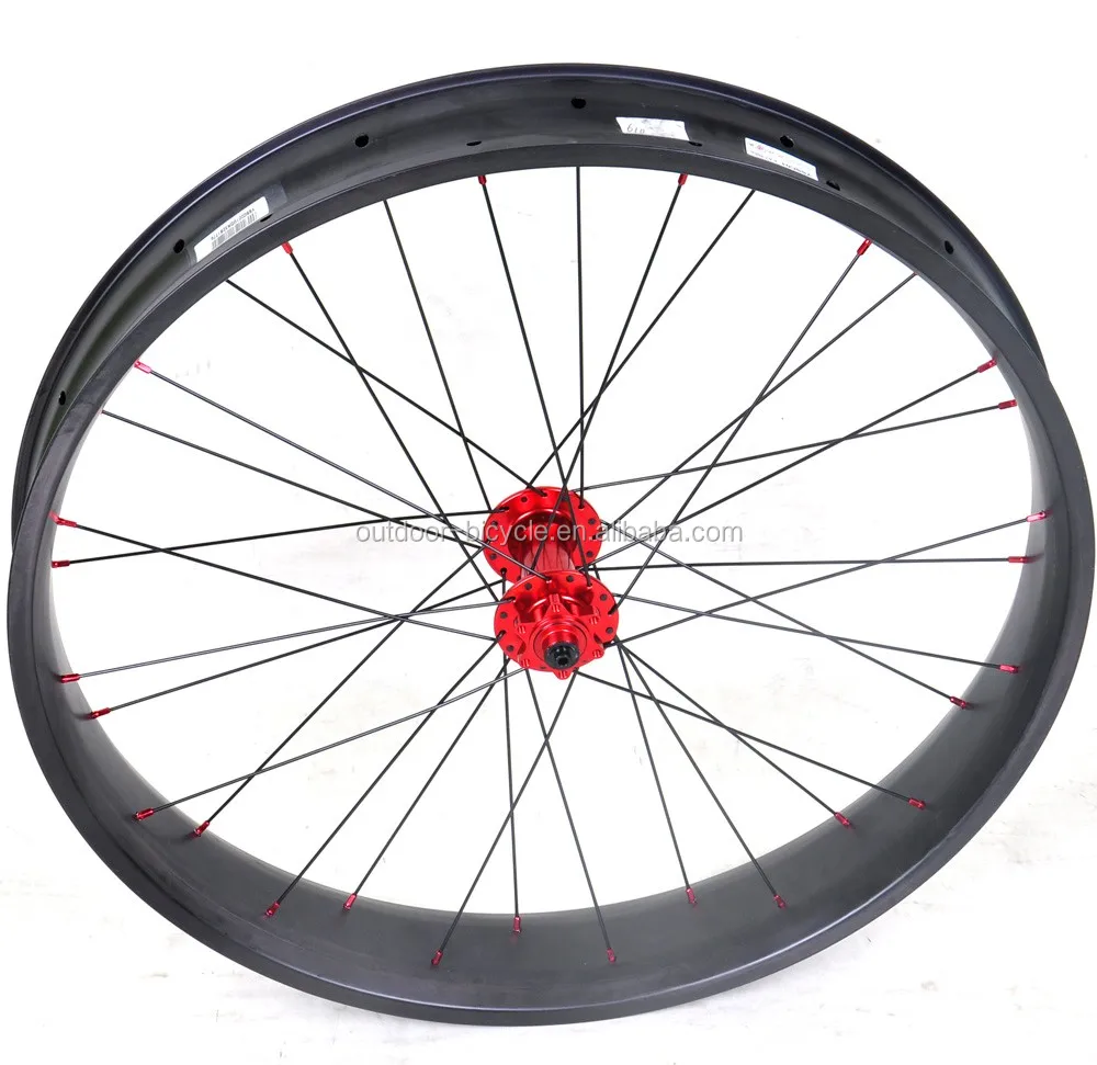 Best 2017 chinese Baolijia full Toray carbon fiber fat wheel 700c 26er clincher carbon or tubular bicycle wheel with Chosen red hub 7