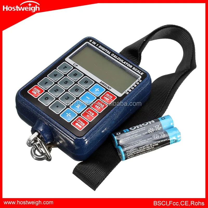 6 In 1 Multifunctional Digital Scale Portable Pocket Scale Digital Calculator Scale 50kg/10g