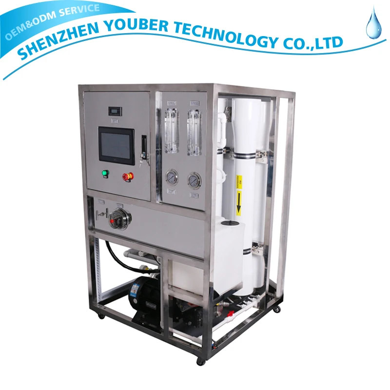 Seawater desalination system with Touch screen