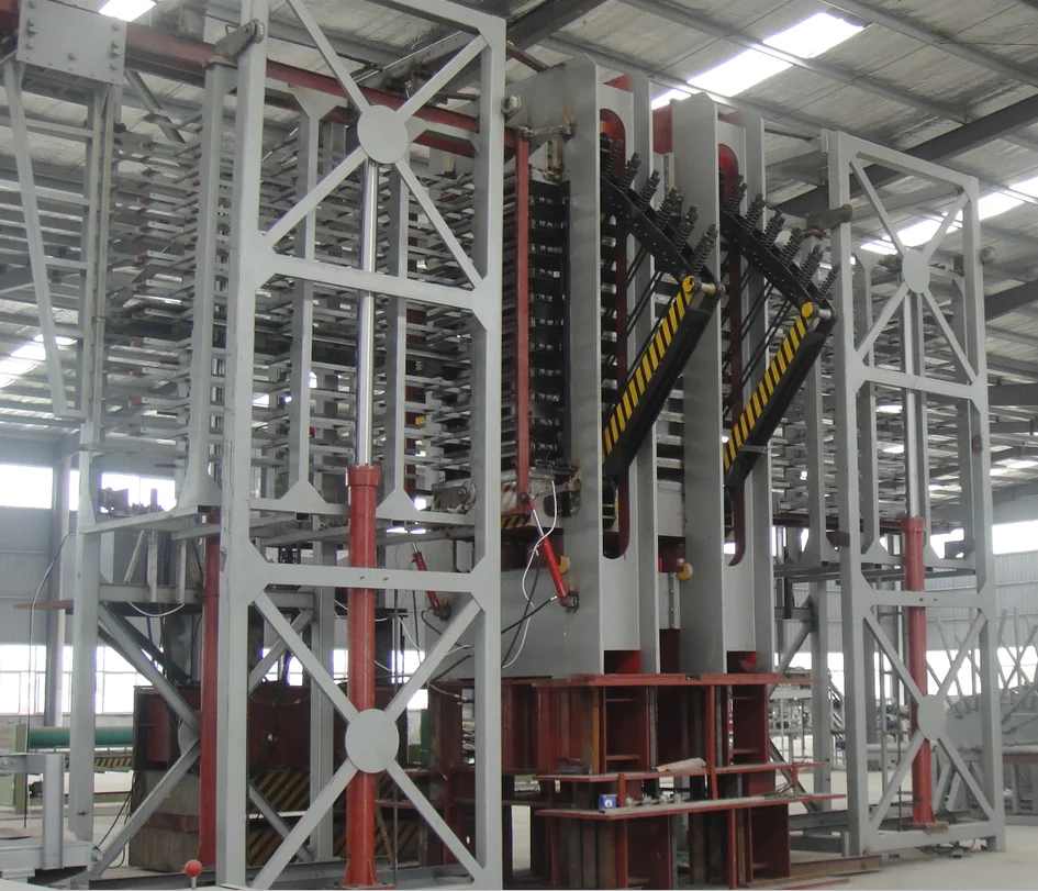 Particle Board Hot Press Machine With Full Automatic Loader And