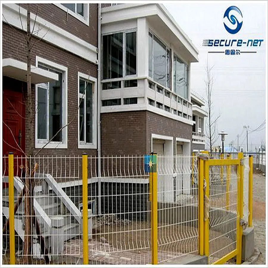 Single Swing Welded Wire Mesh Driveway Gate For Garden Powder Coated