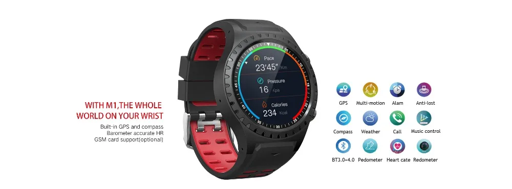 m1 gps smart watch