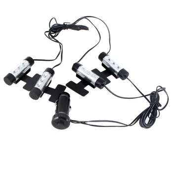 Auto Led Auto Styling Lichtbron 4* 3 Led 12v Auto Interieur Sfeer ... Auto Led Auto Styling Lichtbron 4* 3 Led 12v Auto Interieur Sfeer ...