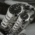 Casual Dress Quartz Love s Watch Fashion Luxury Luminous Men Watch Stainless Steel Couple Wristwatches saat
