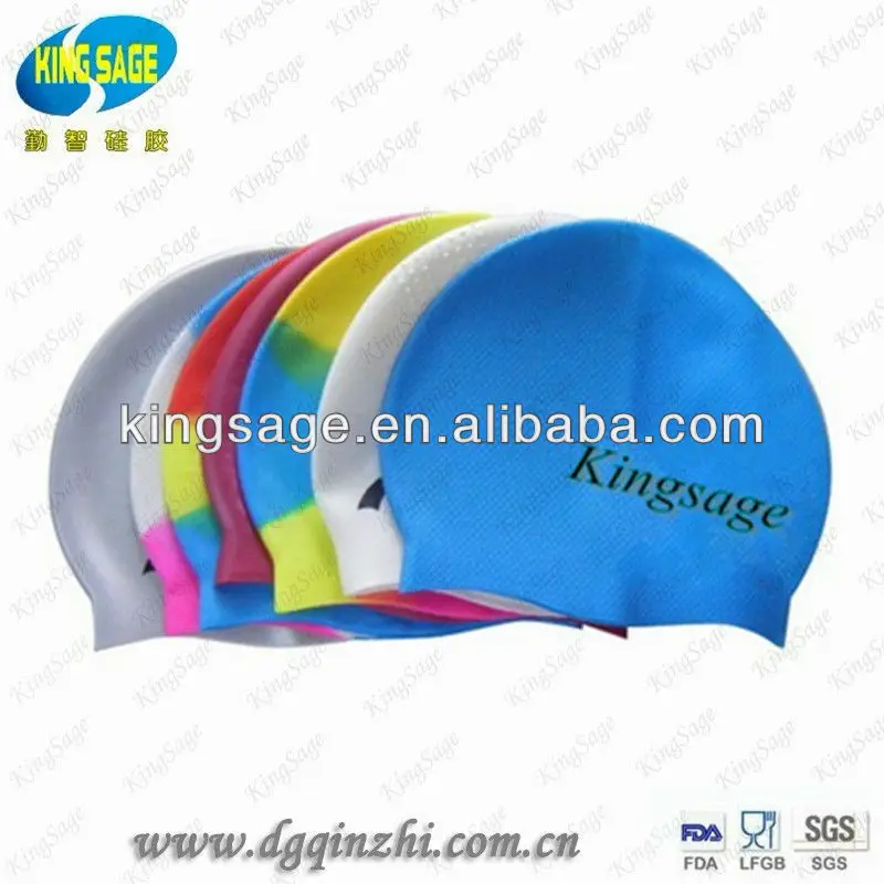 Promotional Customized Silicon Swim Cap/swiming Cap Buy Custom Swim