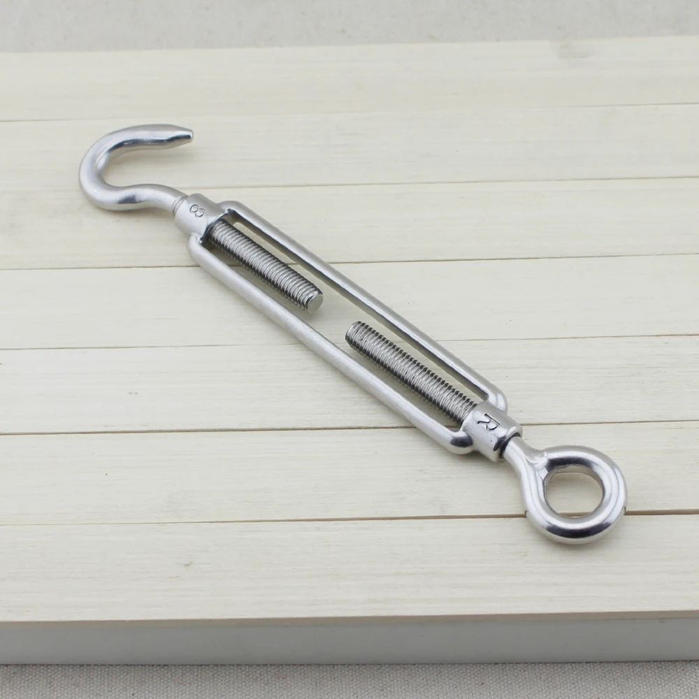 High Polished Stainless Steel Open Body Turnbuckles Standard Turnbuckle