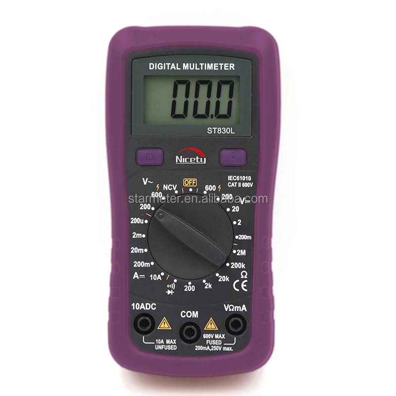 Lcd Display Low Price Digital Multimeter St830l With 2000 Counts Buy Multimeter,Digital