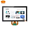 55inch Flat screen on wall mounted projected capacitive touch panel