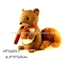Cute doll plush squirrel stuffed soft fluffy tail plush squirrel toy