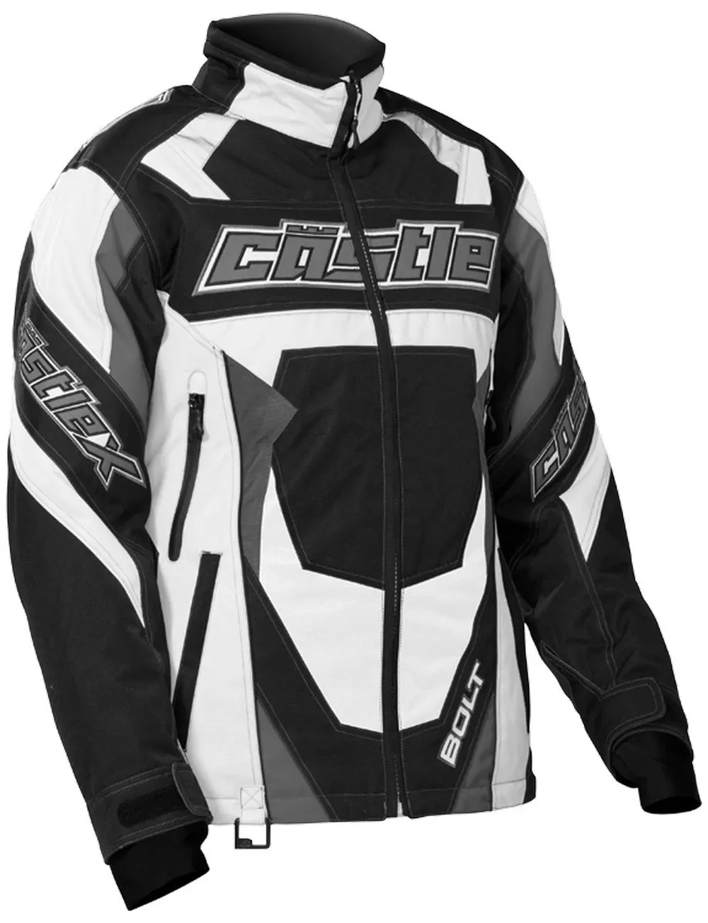 white snowmobile jacket