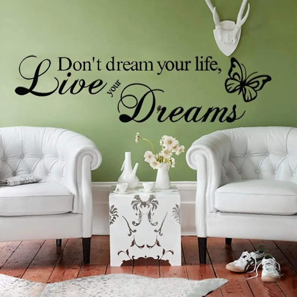 Oksale® Wall Stickers Papers Art Vinyl Quote Removable Bedroom Home Showcase Applique Mural Decor