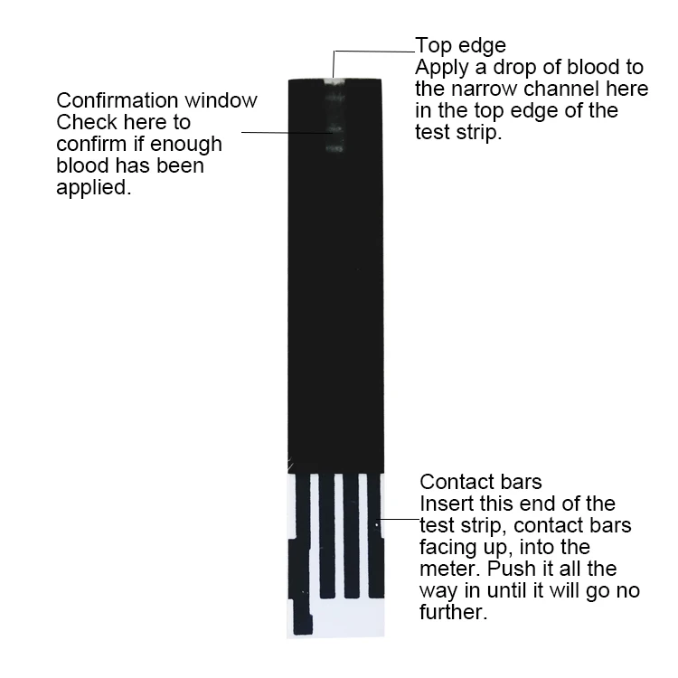 ACCU ANSWER blood glucose test strips for diabetes