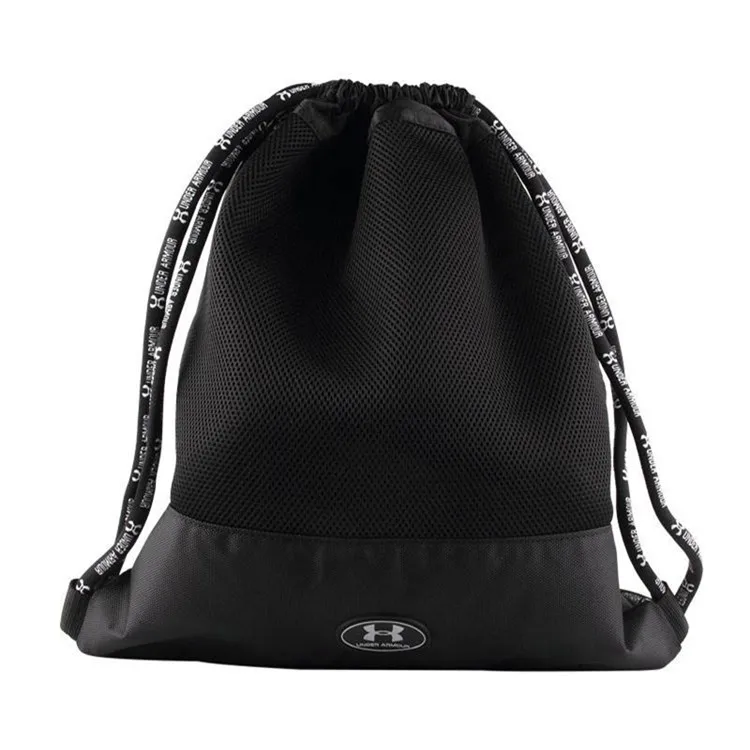Cheap Custom Small Black Oxford Polyester Nylon Mesh Drawstring Bag For