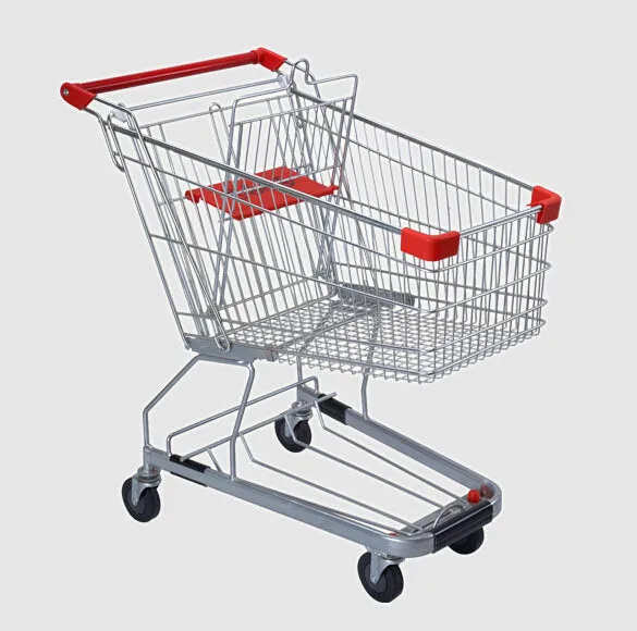 German Style Metal Supermarket Shopping Trolley Buy Wheeled Shopping