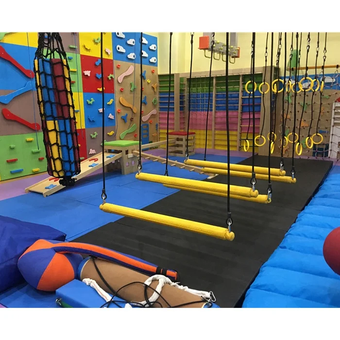 Best Selling Indoor Playground Climbing Rope Kids Ninja Adventure