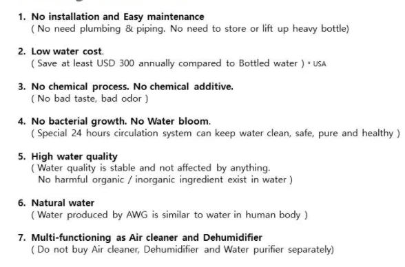 Atmospheric Water Generators Make Pure Water from Air Machine