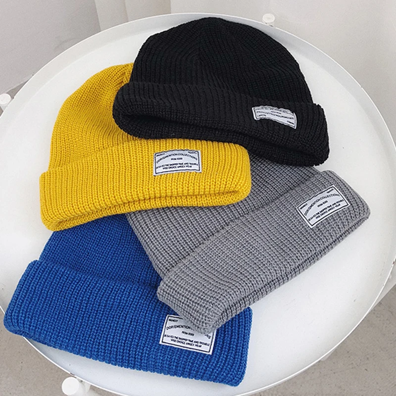 Custom Logo Winter Beanies Cap,Knit Custom Beanie Hat,Wholesale ...