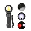New Arrivals Head 360 Degree Free Rotation Tail Magnet LED Torch Light Micro USB Rechargeable Robot Flashlight