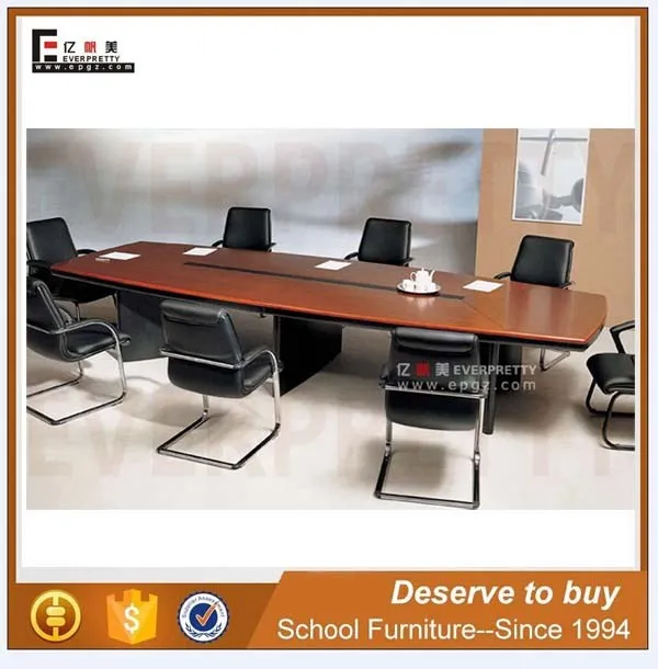 China Office Furniture Wooden Meeting Negotiation Table With Chair