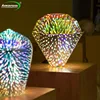 Colorful Fancy Led Lamp 3D firework bulb 4W E27 3d led lamps