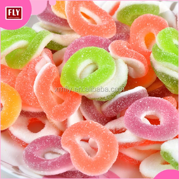 Sugar Coated Custom Circle Soft Gummy Candy Buy Vegetable Gummy Candy
