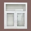 Customized pvc casement windows with internal louver