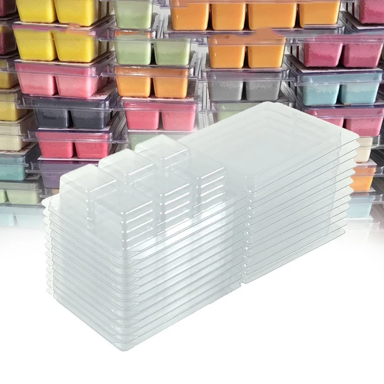 Custom Blister Clear Transparents Wax Melts Clamshell Packaging Plastic