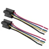 New Car Relay 5 Pin 5 Wire For Car Automotive Relay Meticulous Plastic Replacing Parts Relay Socket Harness Drop Shipping