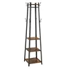 VASAGLE best seller home store display vertical shoe and clothes rack with hooks